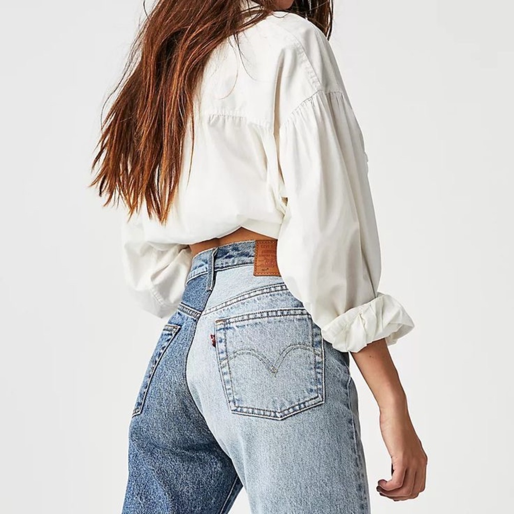 Levi's Blue Straight Leg Jeans Classic Style